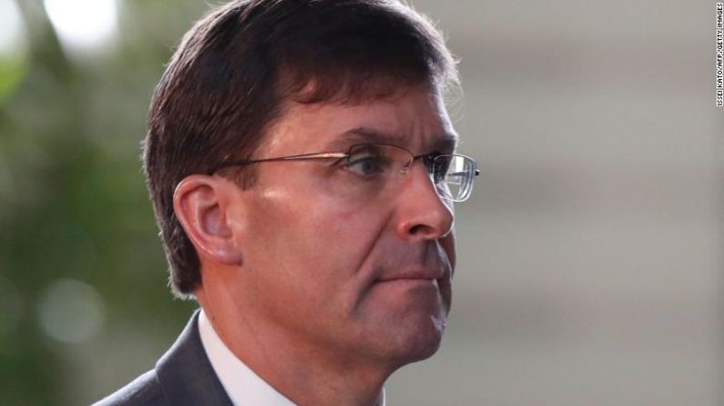 Mark Esper, secretario de Defensa.