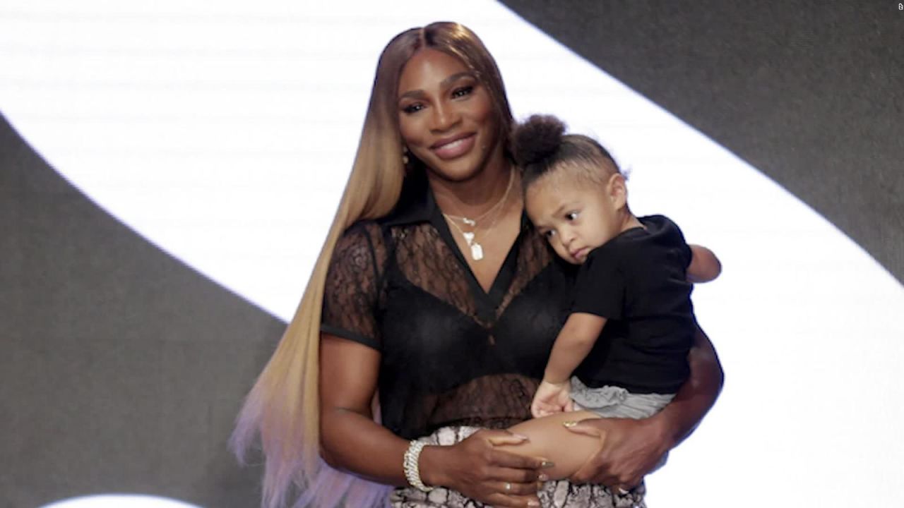 CNNE 702668 - la hija de serena williams se roba el show