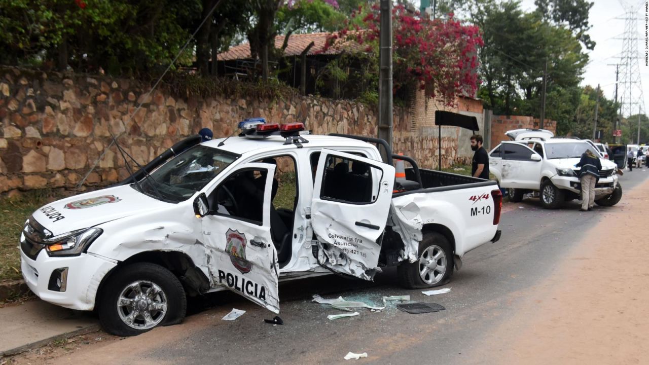 CNNE 702980 - paraguay- escapa jefe narco mientras era llevado a la carcel