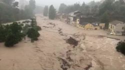 CNNE 703208 - fuertes lluvias crean caos en espana