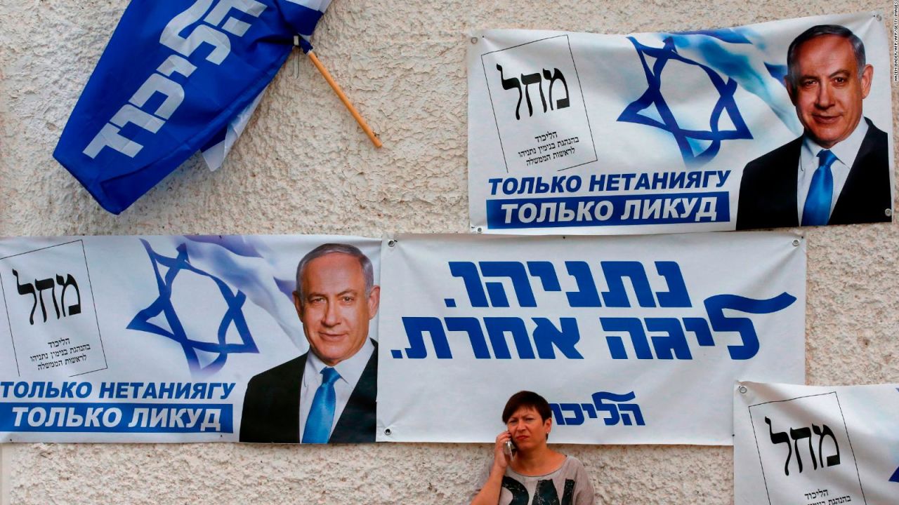 CNNE 704630 - netanyahu intenta ser reelegido por quinta vez en israel