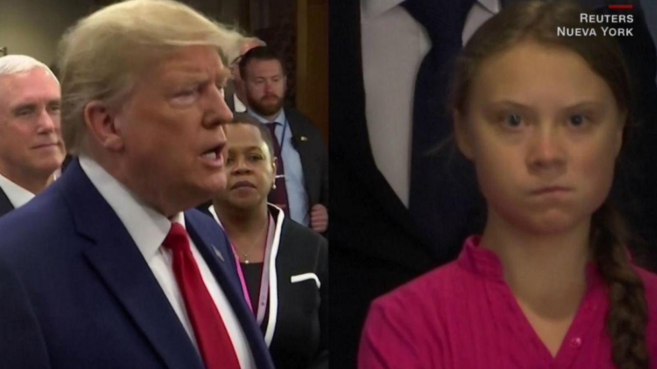 CNNE 707471 - la mirada de greta thunberg a trump se hace viral