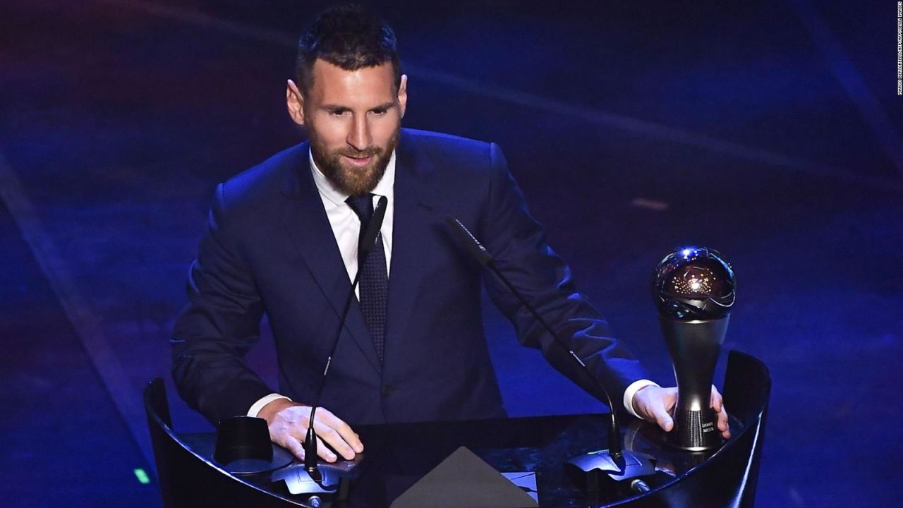 CNNE 707596 - messi gana el premio the best- mira el momento del triunfo