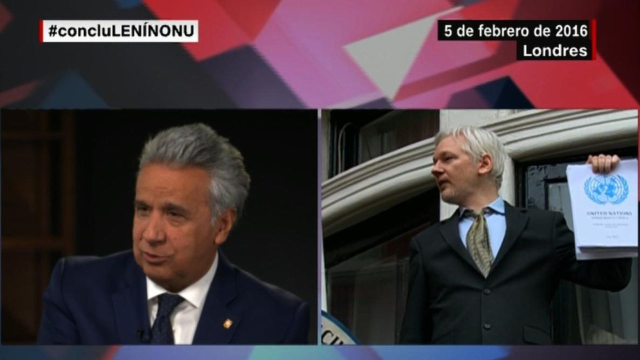 CNNE 708949 - lenin moreno habla sobre las pesquisas sobre ola bini y el caso assange