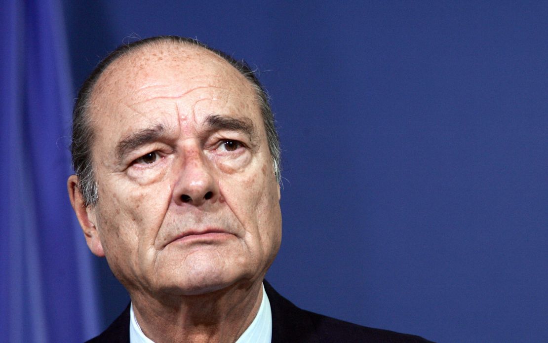 CNNE 709177 - french president jacques chirac delivers