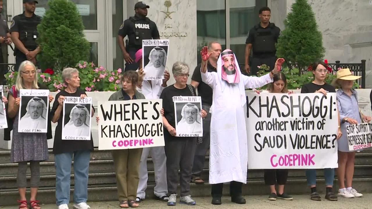 CNNE 711782 - protestas por la muerte de jamal khashoggi