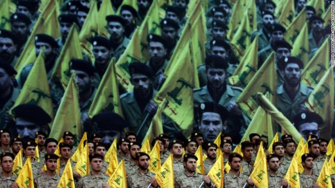 Milicianos de Hezbollah en el Líbano.