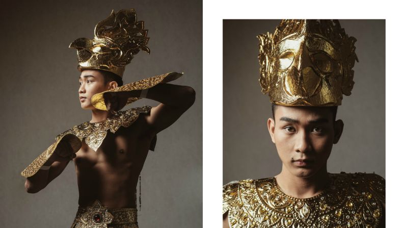 Myanmar ganó el concurso a mejor vestuario tradicional. Ryo asegura que es impresionante ver el traje con luz.