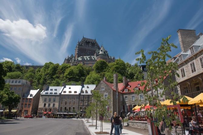 Quebec, Canadá: el encanto de sus castillos y catedrales del siglo XVII se multiplica con la nieve.