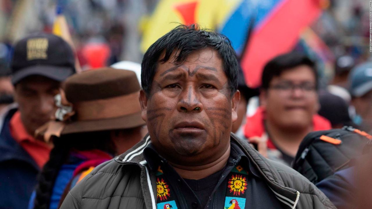 CNNE 714979 - indigenas protestan contra las medidas de lenin