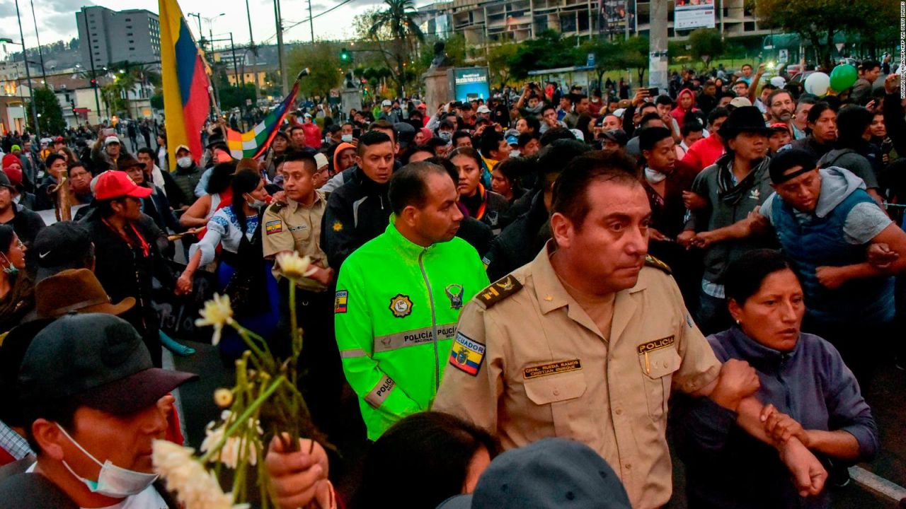 CNNE 715648 - ecuador- esto sucedio en el octavo dia de protestas