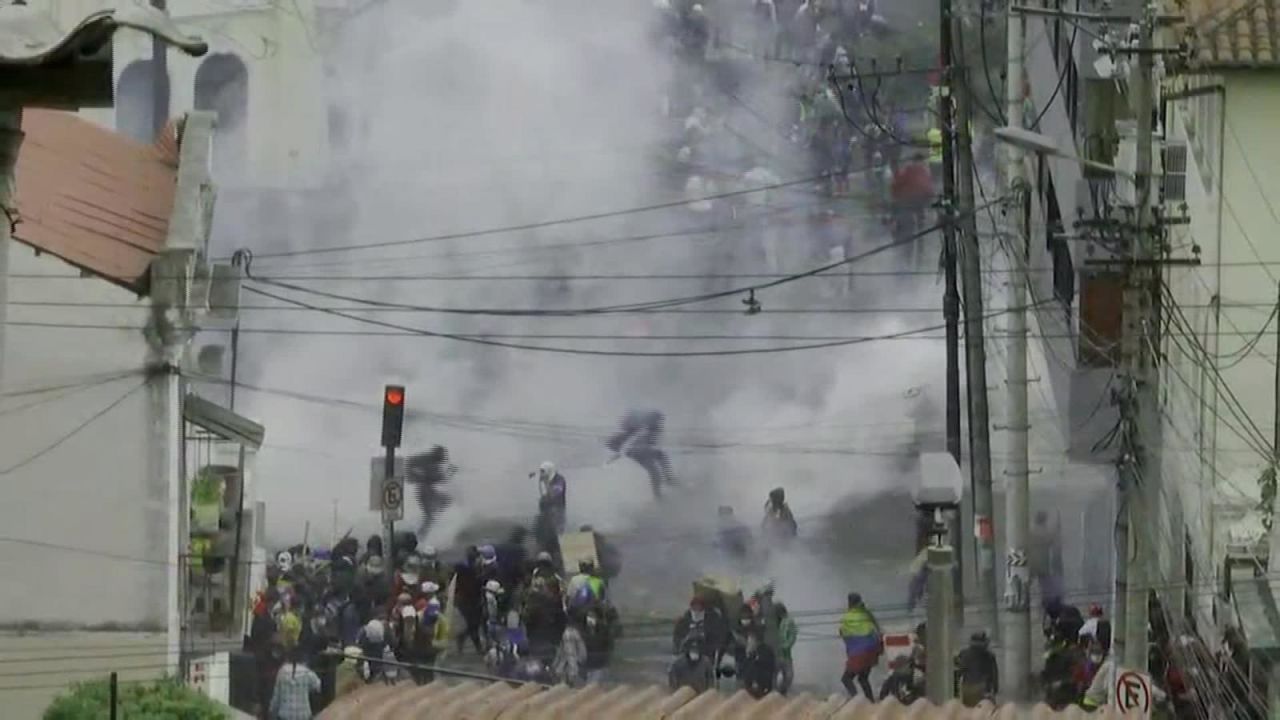 CNNE 716116 - protestas indigenas en quito se intensifican