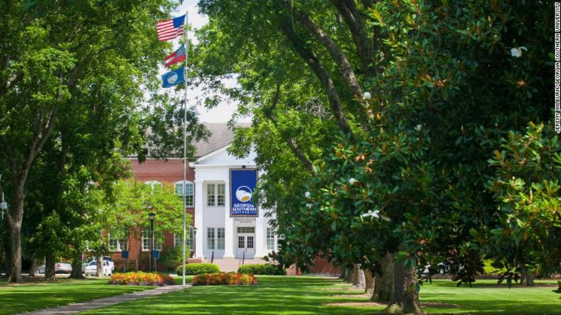 El campus de Georgia Southern University en Statesboro, Georgia.