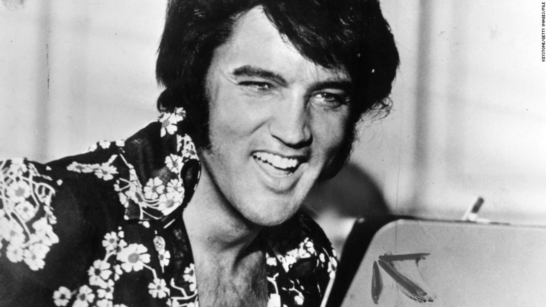 Elvis Presley en la década de 1970.