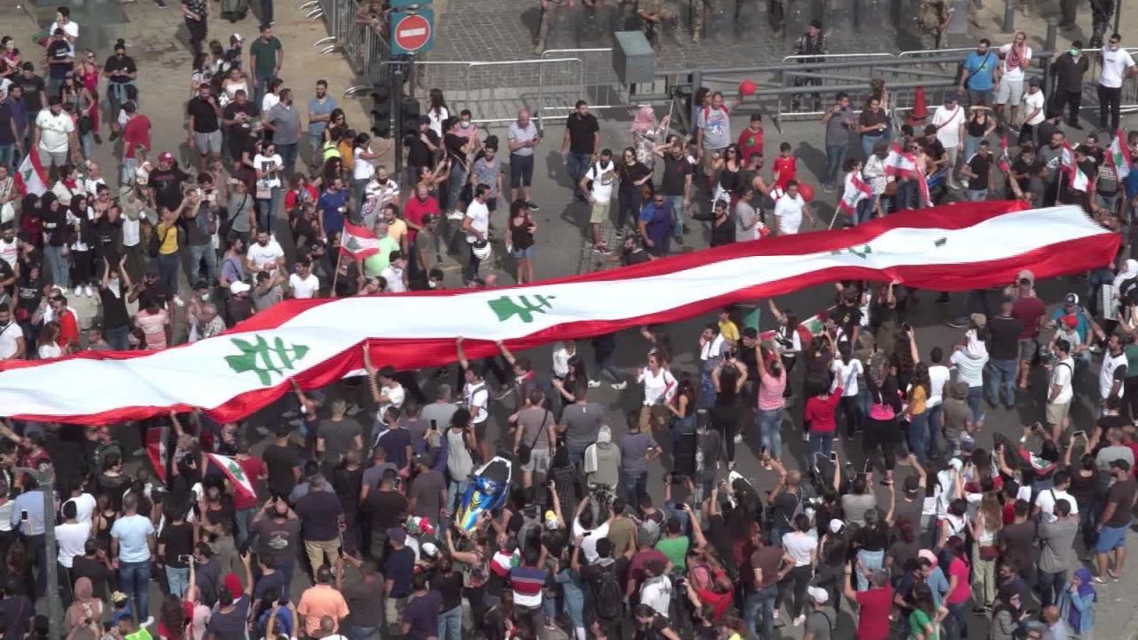 CNNE 719132 - beirut- segundo dia de intensas manifestaciones