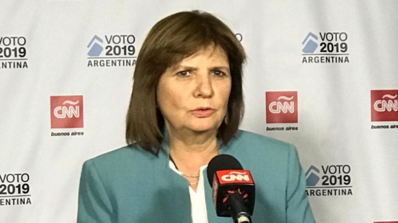 Patricia Bullrich, presidenta del PRO y exministra de Seguridad.