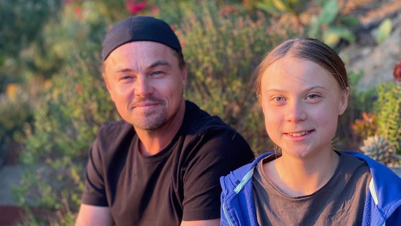 CNNE 726738 - greta thunberg y leo di caprio se conocieron finalmente