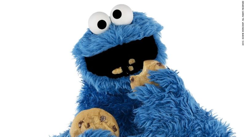 El voraz apetito del monstruo de las galletas (Cookie Monster, en inglés) se mantiene desde la primera temporada, hace 50 años.