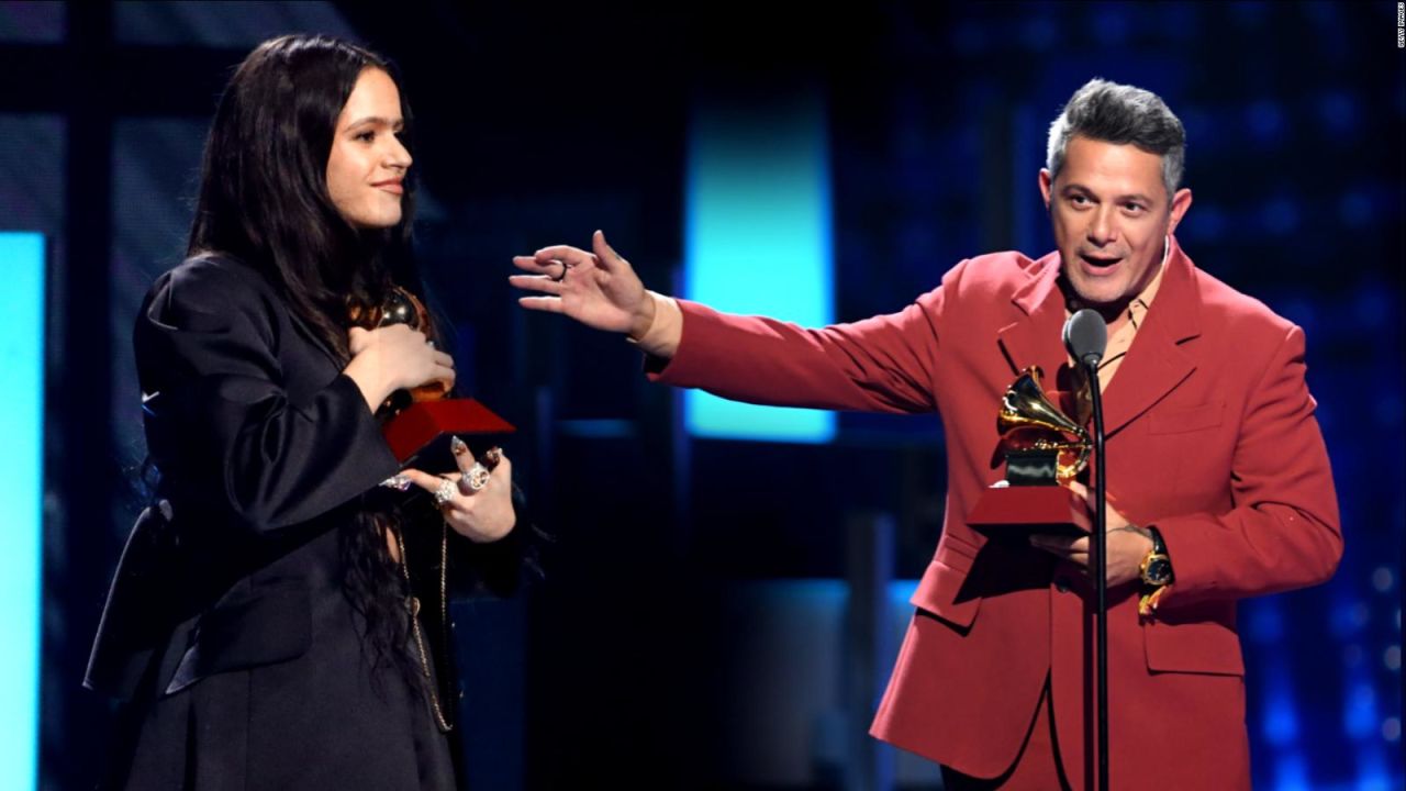 CNNE 732414 - rosalia y alejandro sanz triunfan en los latin grammy