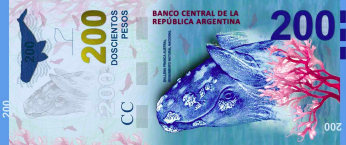 CNNE 733511 - billete 200 argentina ballena