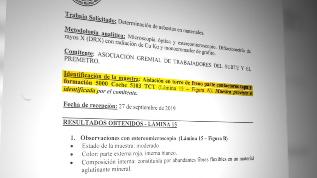 Fuente: Gremio del metro / Universidad Nacional del Sur