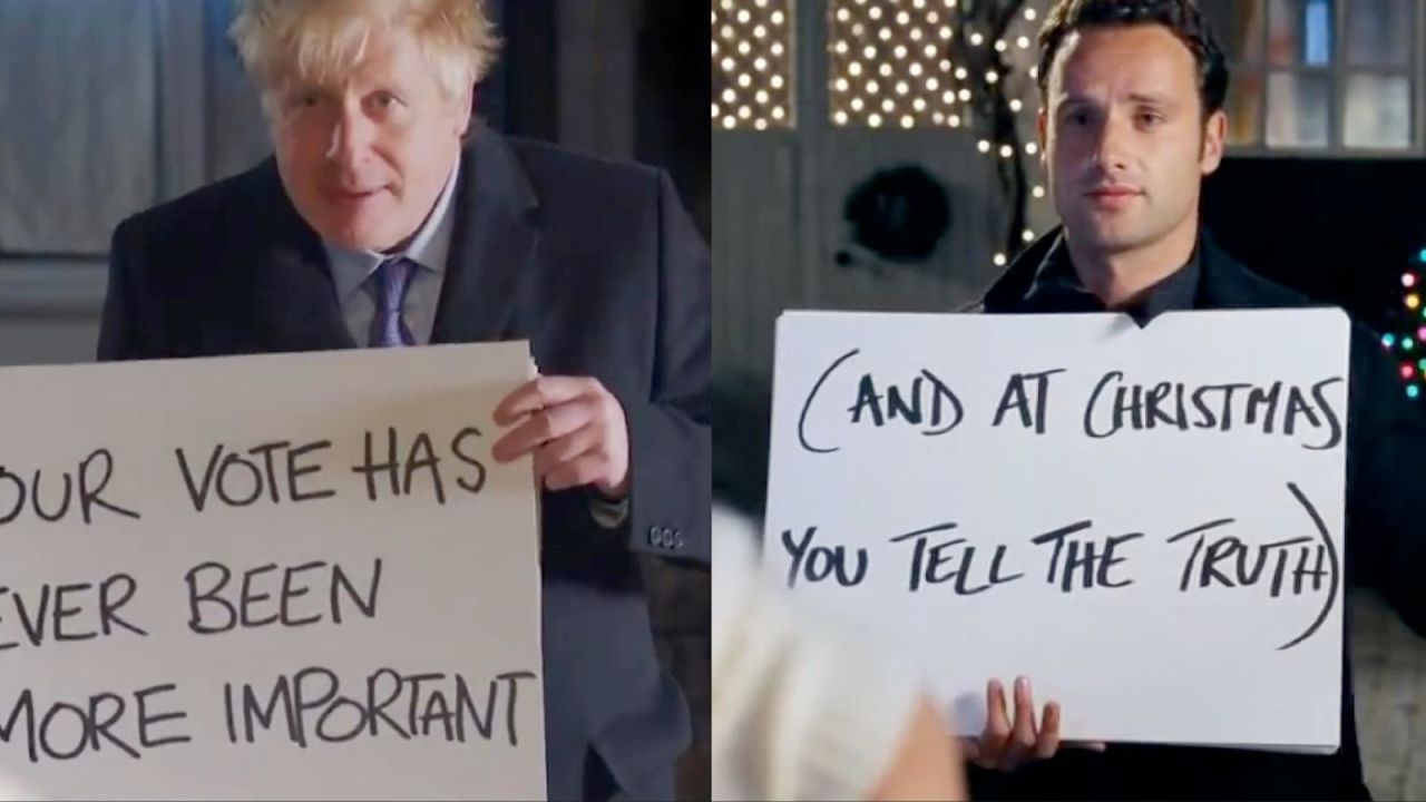 CNNE 742912 - boris johnson parodia "love actually" animando al brexit