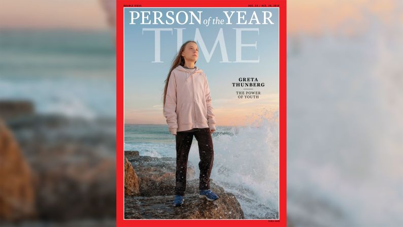 2019 — La activista ambienta sueca Greta Thunberg fue elegida la Persona del Año por la revista Time.