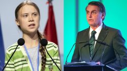 CNNE 744228 - bolsonaro llamo "mocosa" a greta thunberg