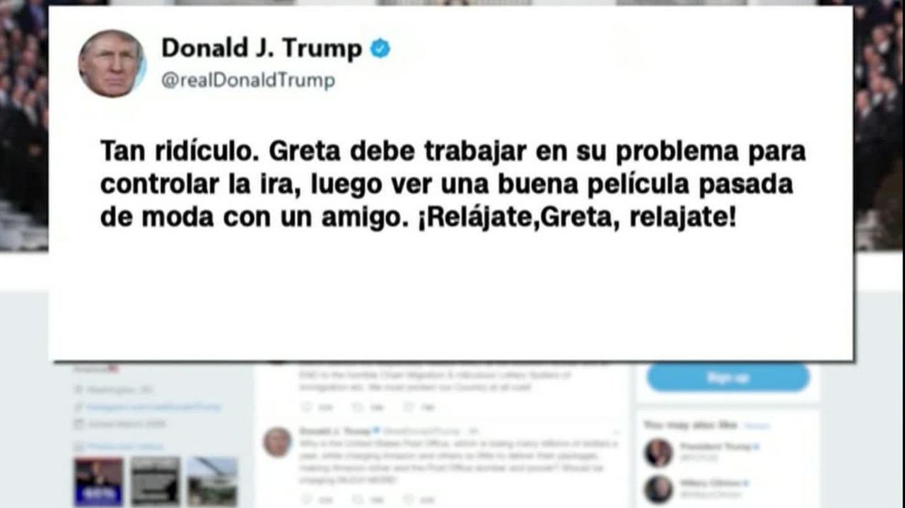 CNNE 745364 - lluvia de tuits de trump contra greta thunberg