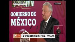 CNNE 747573 - amlo rechaza iniciativa sobre modificacion al estado laico