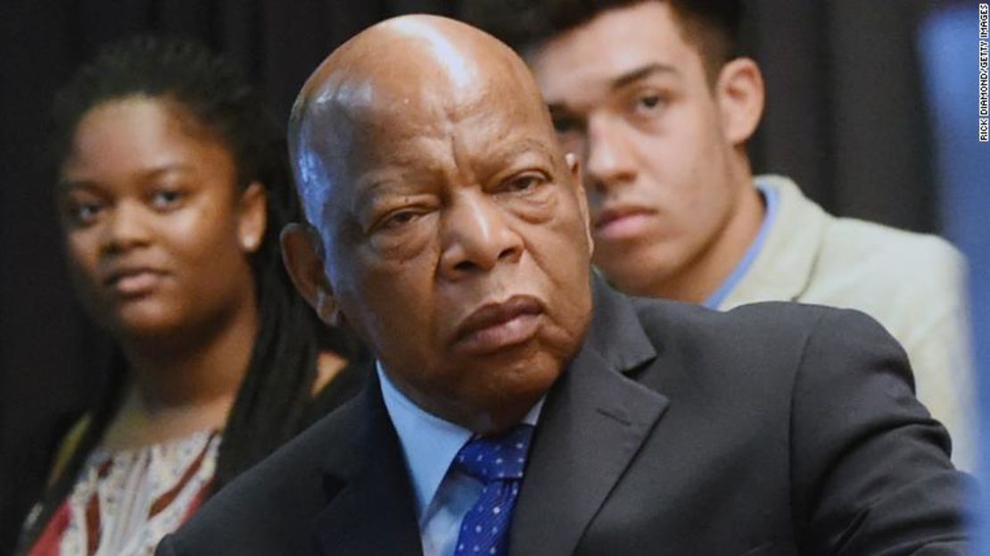 El representante estadounidense John Lewis.