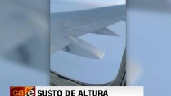 CNNE 751958 - panico por falla en avion que se ve obligado a aterrizar