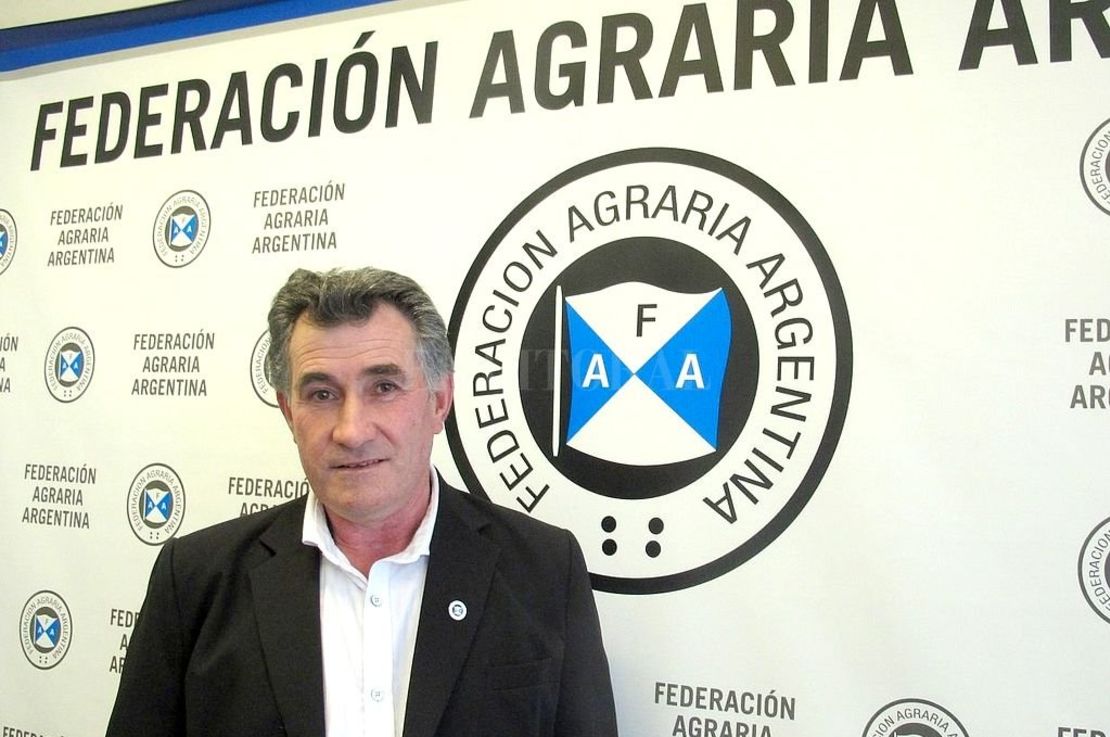 Carlos Achetoni, titular de la Federación Agraria.