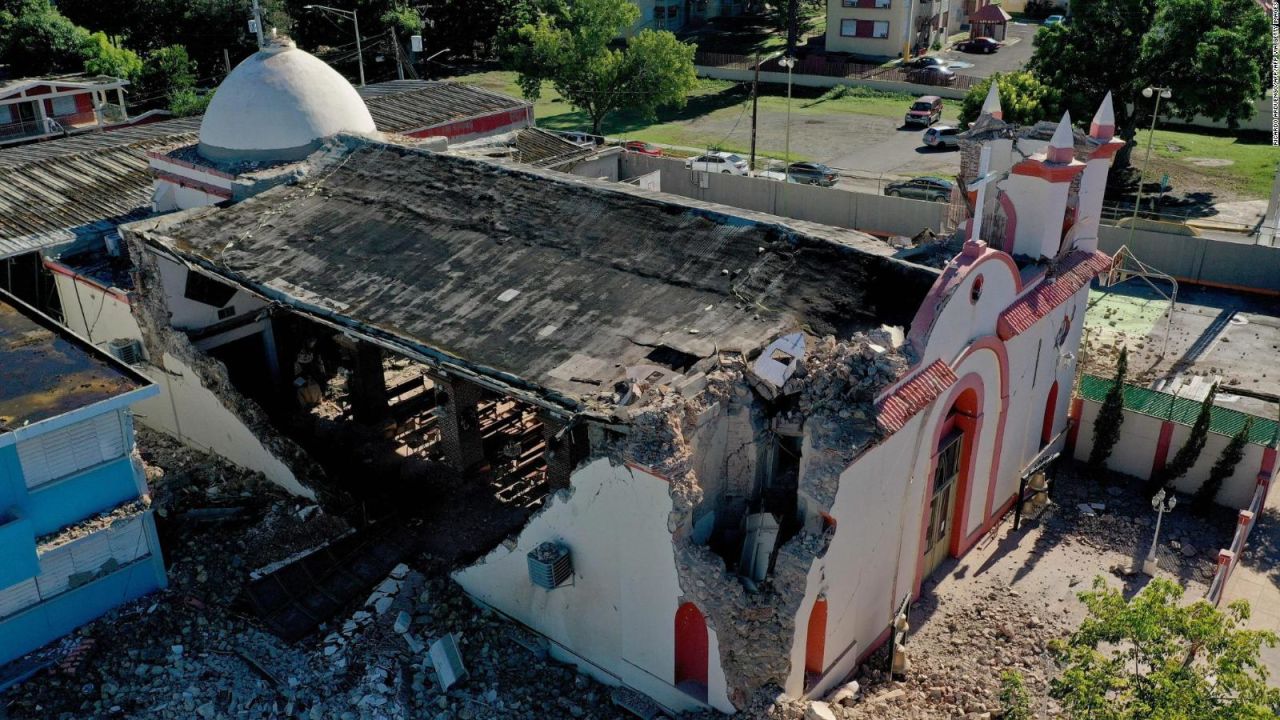 CNNE 754949 - fuertes imagenes que dejaron los sismos en puerto rico