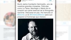 CNNE 758191 - muere el cineasta mexicano jaime hermosillo