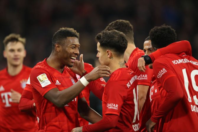 El alemán Bayern Munich está en la cuarta posición con un ingreso en la temporada de 734,8 millones de dólares.