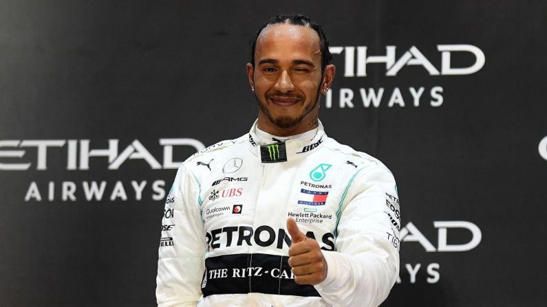 El corredor Lewis Hamilton.