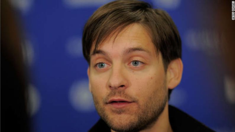 El actor Tobey Maguire.