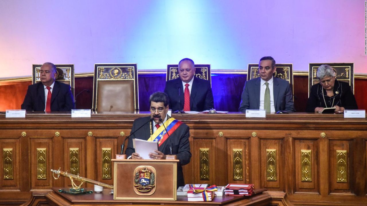 CNNE 758874 - maduro llamo "bandido" al secretario general de la oea