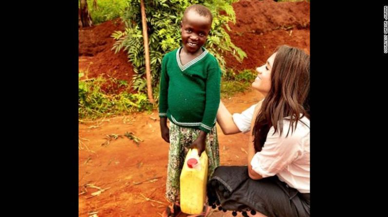 Markle visita Ruanda en enero de 2016. Ella fue al país africano con World Vision Canada. Cortesía de Gabor Jurina.