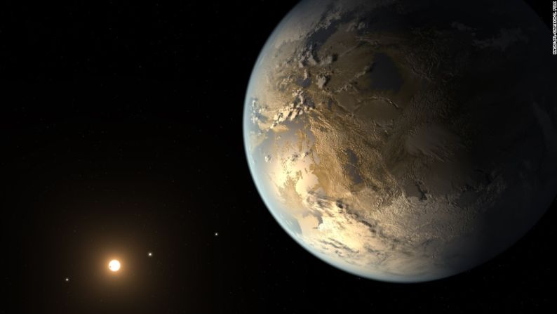 Kepler-186f fue el primer planeta validado del tamaño de la Tierra que se encontró orbitando una estrella distante en la zona habitable. Esta zona es un rango de distancia desde una estrella donde el agua líquida podría acumularse en la superficie del planeta. NASA / JPL-Caltech / T. Pyle