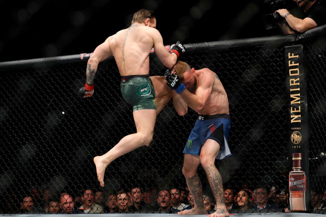 McGregor llega a 22-4 con 19 nocauts en su carrera. Crédito: Steve Marcus/Getty Images