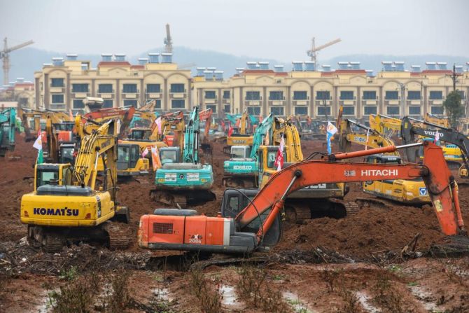 La construcción comenzó en el distrito suroccidental de Caidian de Wuhan.