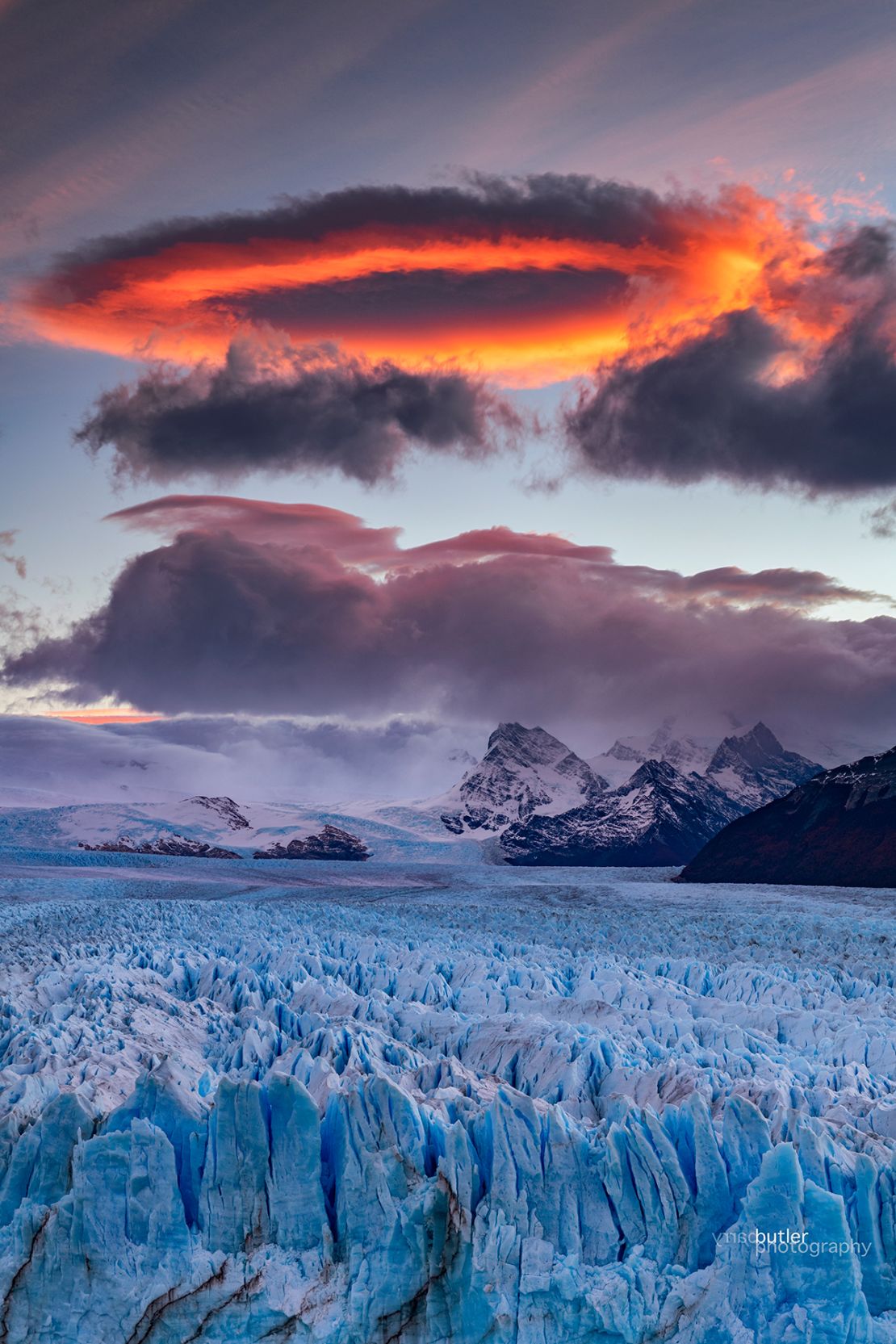 El glaciar Perito Moreno dejó a Barry Butler sin palabras