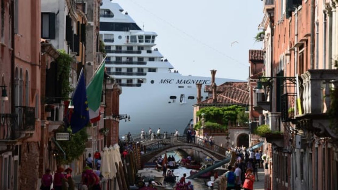 Los venecianos han estado a la vanguardia de la lucha contra el turismo.Miguel Medina / AFP / Getty Images