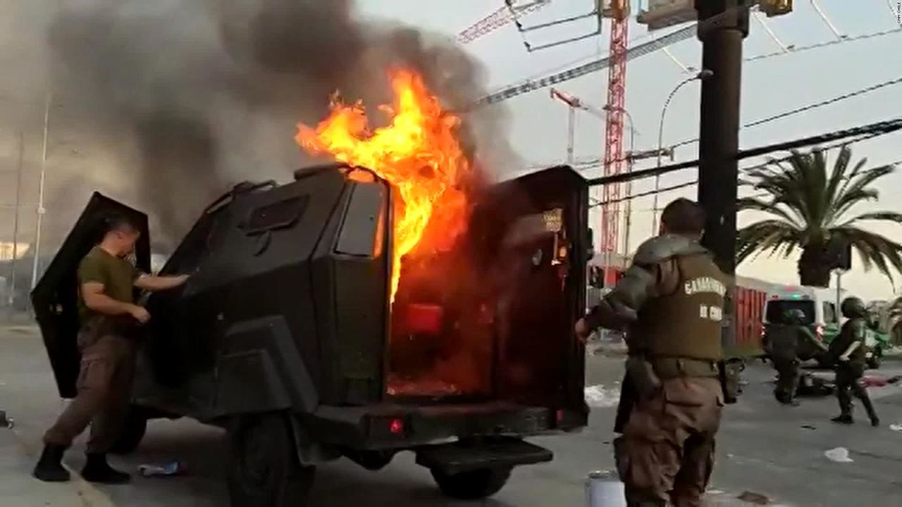 CNNE 768068 - un muerto en otra jornada violenta en chile