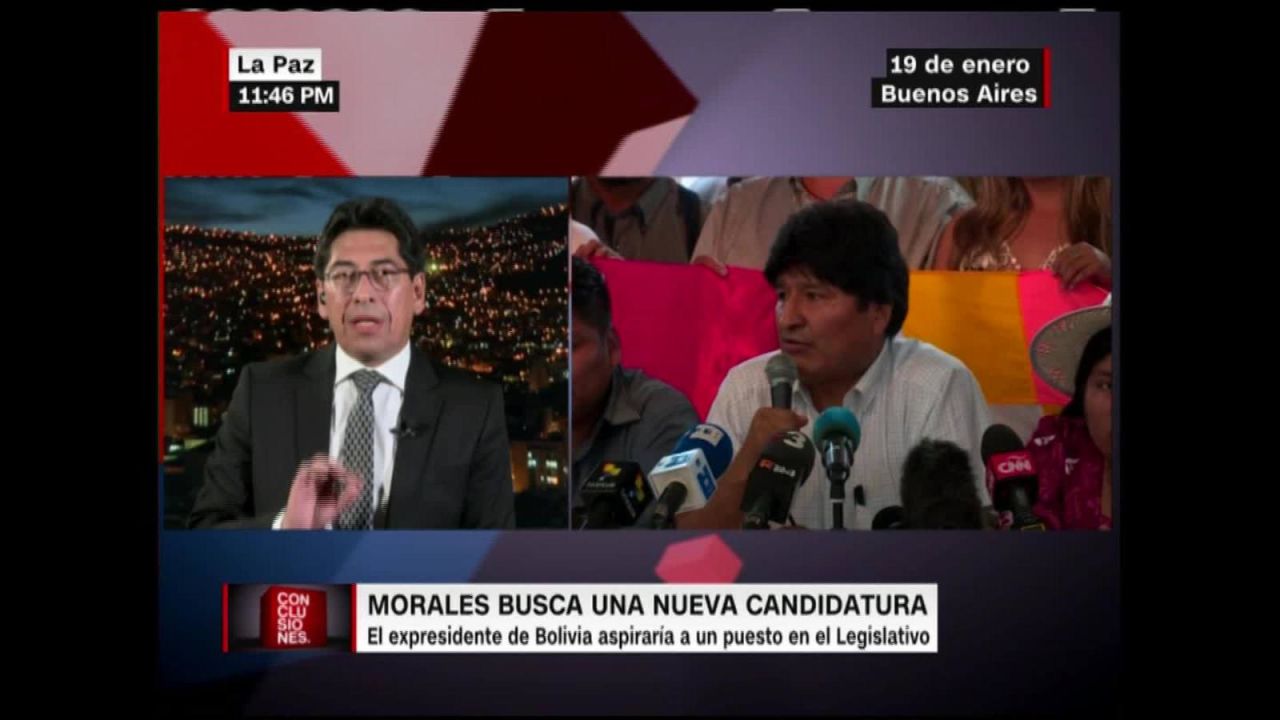 CNNE 768356 - evo morales busca candidatura para la asamblea plurinacional