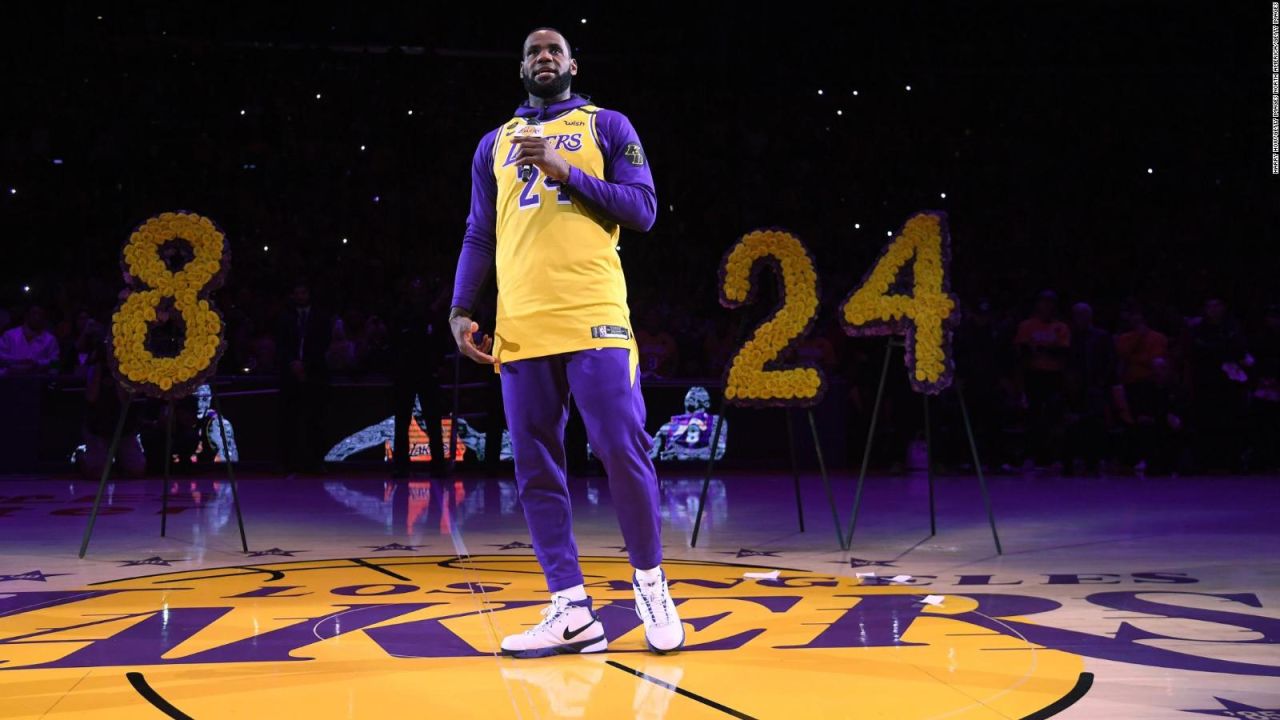 CNNE 769140 - escucha el emotivo homenaje de lebron james a kobe bryant