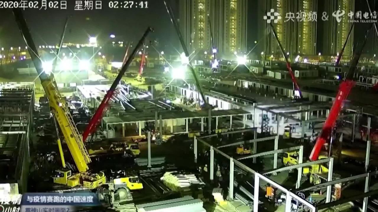 CNNE 769878 - china construyo en 10 dias un hospital en wuhan