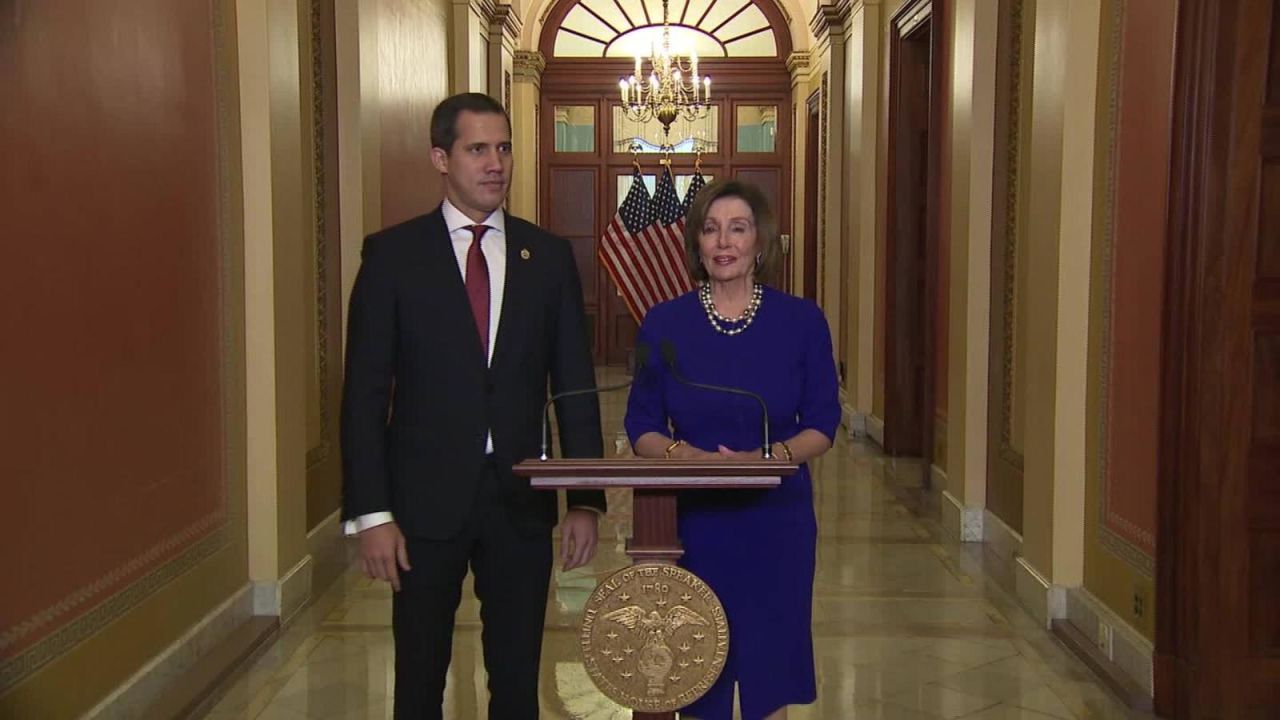 CNNE 772088 - esto paso en la reunion de juan guaido con nancy pelosi